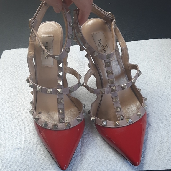 Valentino Shoes - Authentic Valentino Rockstud pumps ankle strap